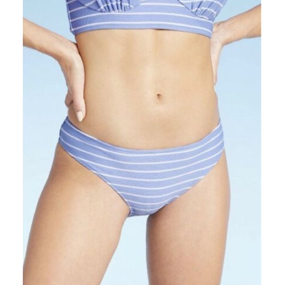 Women's Ribbed Hipster Bikini Bottom
